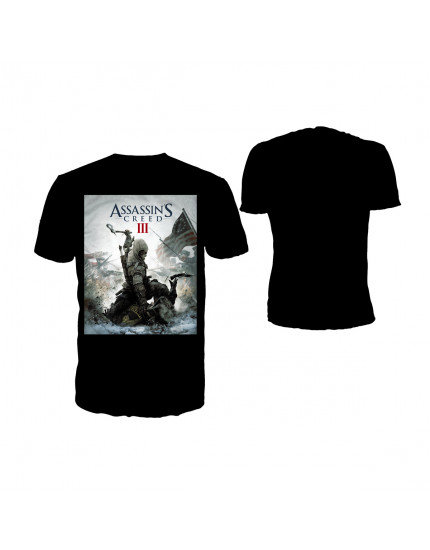 Assassins Creed 3 - Game Cover (T- Shirt) obrázok 1