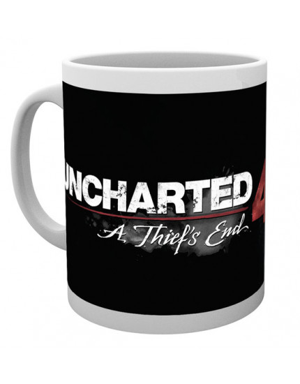 Uncharted 4 hrnček Logo obrázok 1