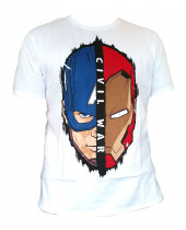 Captain America Civil War Stark Cap Head (T-Shirt)