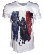 Assassins Creed Unity French Flag with Arno (T-Shirt)