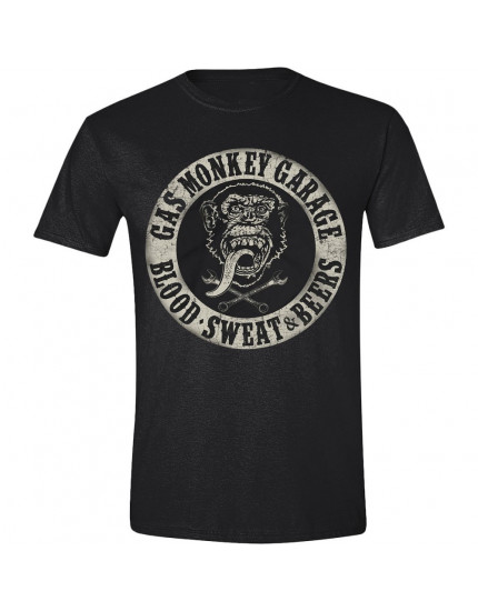 Gas Monkey Garage Blood Sweat and Beers (T-Shirt) obrázok 1