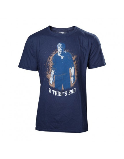 Uncharted 4 - A Thiefs End Cover (T-Shirt) obrázok 1