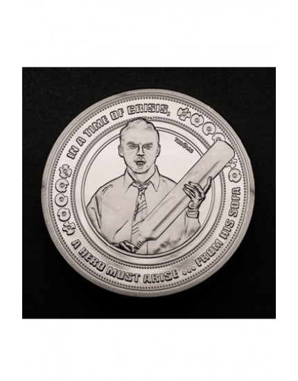 Shaun of the Dead Collectable Coin 25th Anniversary (silver plated) obrázok 1