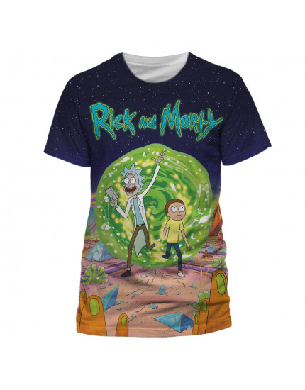 Rick and Morty - Jumbo Portal (T-Shirt) obrázok 1