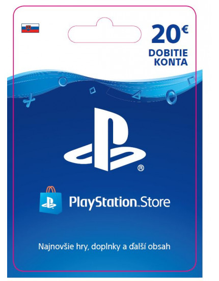 PlayStation Network Karta 20€ pre Slovenský PSN účet (digitálny produkt)  obrázok 1