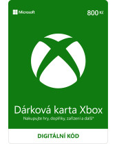 XBOX - Dárková karta Xbox 800 Kč (digitálny produkt)